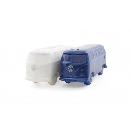 VOLKSWAGEN VW salt & pepper shaker T1 T2 T3 T4 Multivan California blue