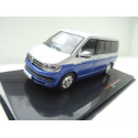 VOLKSWAGEN VW T6 Bus Multivan model car blue/silver in 1:43 IXO CLC390N NEW