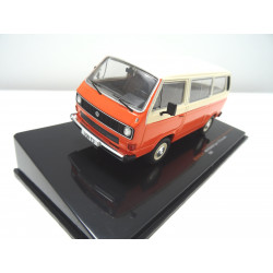 VOLKSWAGEN VW T3 b bus model car orange-white in 1:43 IXO CLC501N.22 New