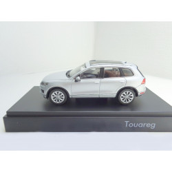 VOLKSWAGEN VW Touareg 2 Facelift Herpa in 1:43 silver from 2015 7P1099300AA7W