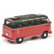 VOLKSWAGEN VW T1 b Samba model car red-black in 1:43 from Schuco 450785700