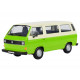 VOLKSWAGEN VW T3 Bus Modellauto von Motormax 1:24 grün weiss 79376 NEU