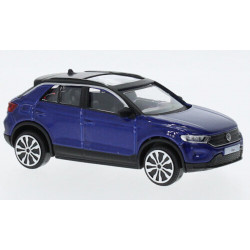 VOLKSWAGEN VW T-ROC model car blue metallic Burago in 1:43 new