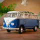 VOLKSWAGEN VW T1 b Bus Samba modelcar blue white Schuco 1:18 450046900 NEW