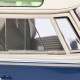VOLKSWAGEN VW T1 b Bus Samba modelcar blue white Schuco 1:18 450046900 NEW
