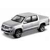 VOLKSWAGEN VW AMAROK model car silver Burago in 1:43 New 30232