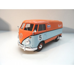 VOLKSWAGEN VW T1 Bus model car GULF Motormax 1:24 79649