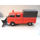 VOLKSWAGEN VW T1 model car snow plow Motormax 1:24 79593