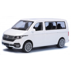 VOLKSWAGEN VW T6.1 bus model car white / white Bburago 1:43 new