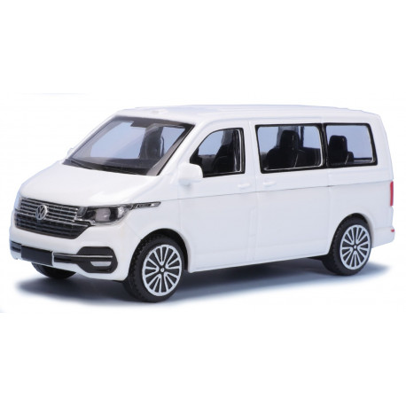 VOLKSWAGEN VW T6.1 bus model car white / white Bburago 1:43 new