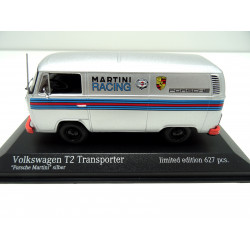 VOLKSWAGEN VW T2 b Bus Porsche Martini Minichamps 1:43 silver 943053066
