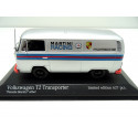 VOLKSWAGEN VW T2 b Bus Porsche Martini Minichamps 1:43 silver 943053066