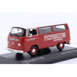 VOLKSWAGEN VW T2 b Bus Porsche Minichamps 1:43 red 943053004