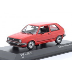 VOLKSWAGEN VW Golf 2 model car Maxichamps 1:43 red 943054103 NEW