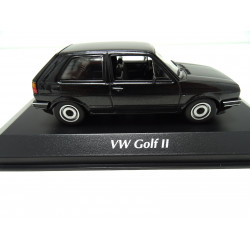 VOLKSWAGEN VW Golf 2 model car Maxichamps 1:43 black metallic 940054101 NEW