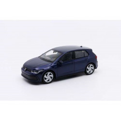 VOLKSWAGEN VW Golf 8 GTI model car blue Welly 1:34 New VW49720W