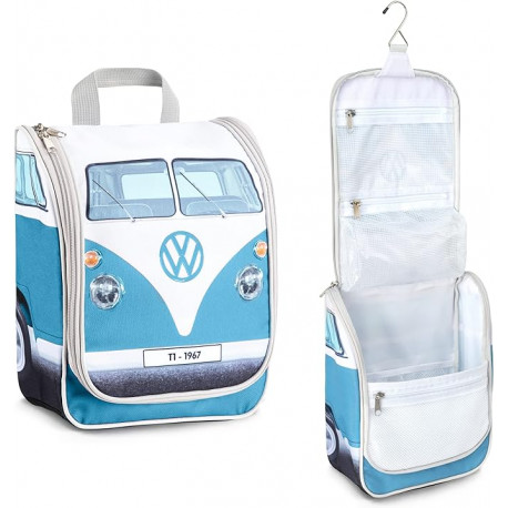 VOLKSWAGEN VW T1 BUS toiletry bag blue T1 T2 T3 T4 T5 T6