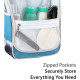 VOLKSWAGEN VW T1 BUS toiletry bag blue T1 T2 T3 T4 T5 T6