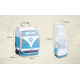 VOLKSWAGEN VW T1 BUS toiletry bag blue T1 T2 T3 T4 T5 T6