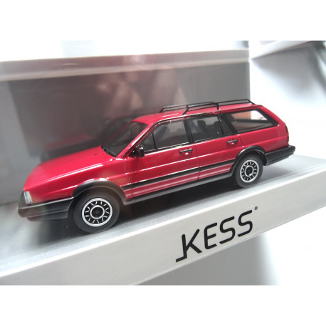 VOLKSWAGEN VW Passat Variant B2 GT syncro model car 1985 red 1:43 KESS