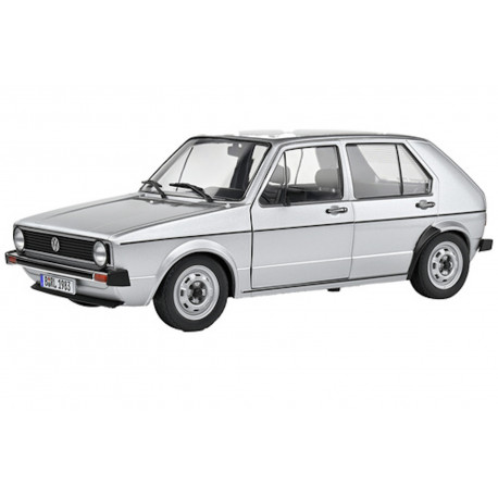 VOLKSWAGEN VW Golf 1 Modellauto 1:18 Solido silber NEU  Limitiert  S1800214