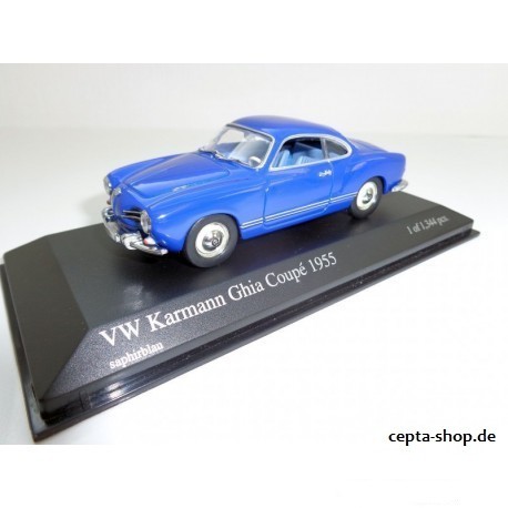 VW Karmann Ghia sapphire blue only 1344 pieces Type 14 1:43