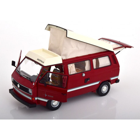 VOLKSWAGEN VW T3 a Bus Joker Westfalia model car Schuco 1:18 450038900 red