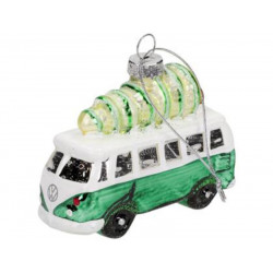 VOLKSWAGEN VW T1 Christmas tree ball, Christmas tree decoration ORIGINAL green