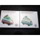 VOLKSWAGEN VW T1 Christmas tree ball, Christmas tree decoration ORIGINAL red