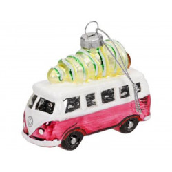 VOLKSWAGEN VW T1 Christmas tree ball, Christmas tree decoration ORIGINAL red