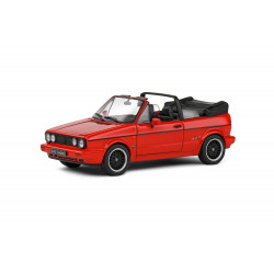 VOLKSWAGEN VW Golf 1 Cabrio Sportline model car Solido 1:43 red S4315801