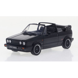 VOLKSWAGEN VW Golf 1 Cabrio Sportline model car Solido 1:43 black S4315802