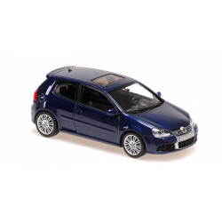 VOLKSWAGEN VW Golf 5 R32 model car blue metallic in 1:43 Maxichamps 940054501