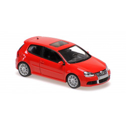 VOLKSWAGEN VW Golf 5 R32 model car blue metallic in 1:43 Maxichamps 940054501