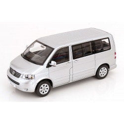 VOLKSWAGEN VW T5 Bus Multivan model car silver 1:18 Norev 188601 NEW