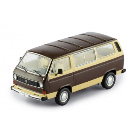 VOLKSWAGEN VW T3 a Bus model car IXO 1:43  CLC573N.22 brown-beige