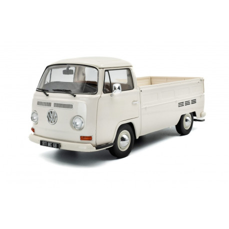 VOLKSWAGEN VW T2 Pick up model car white 1:18 Solido S1809404