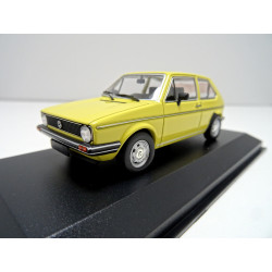 VOLKSWAGEN VW Golf 1 Modellauto Maxichamps in 1:43 gelb 940055160 NEU
