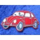 VW Käfer Aufnäher Front links rot
