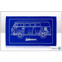 VOLKSWAGEN VW Dish Towel T1 blue inside - THE ORIGINAL T1, T2, T3, T4, T5