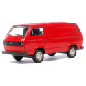 VOLKSWAGEN VW T3 Bus Modellauto rot Welly 1:34-39 Neu VW49720W