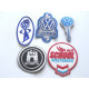 + 5er Set Aufnäher/Patch Old School, Schlüssel, Hupe, KD Mann, Spezialist