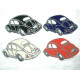 + VOLKSWAGEN VW Käfer Aufnäher / Sticker / Patch Ovali  4er Set  NUR HIER