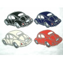 + VOLKSWAGEN VW Käfer Aufnäher / Sticker / Patch Ovali  4er Set  NUR HIER