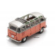VOLKSWAGEN VW T1 b Bus Samba Modellauto orange-silber Schuco 1:18 450060500