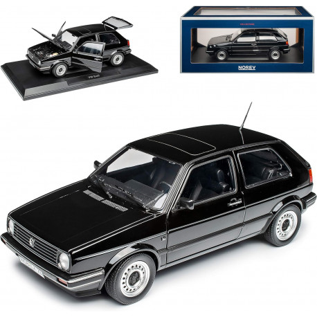 VOLKSWAGEN VW Golf 2 CL model car NOREV 1:18 black 188554