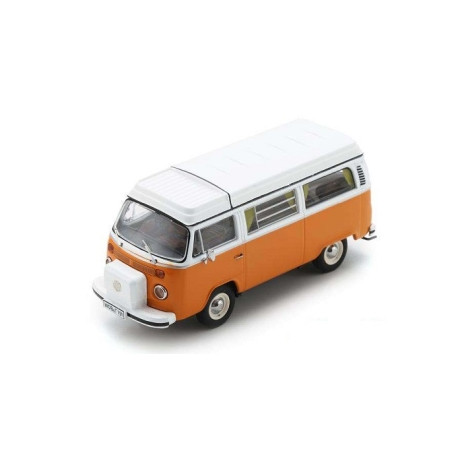 VOLKSWAGEN VW T2 b Bus Westfalia model car Schuco 1:43 orange  450720700