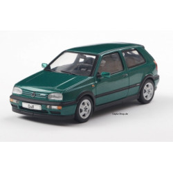 VOLKSWAGEN VW Golf 3 VR6 model car green Solido 1:43 new S4316401