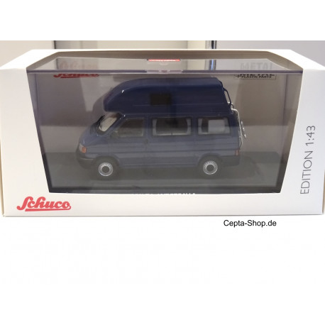 VOLKSWAGEN VW T4 Bus California Hochdach blau 1:43 Schuco 450723800