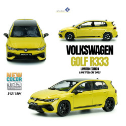 VOLKSWAGEN VW Golf 8 R Modellauto Solido 1:43 lime yellow neu S4311804